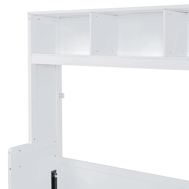 Letto a scomparsa Queen Size con armadio e cassetti