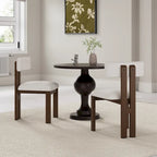 Astura Upholstered Dining Chairs, Iron Frame, Set of 2 by Christopher Knight Home