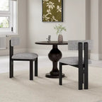 Astura Upholstered Dining Chairs, Iron Frame, Set of 2 by Christopher Knight Home
