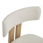 Astura Upholstered Dining Chairs, Iron Frame, Set of 2 by Christopher Knight Home
