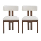 Astura Upholstered Dining Chairs, Iron Frame, Set of 2 by Christopher Knight Home
