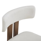 Astura Upholstered Dining Chairs, Iron Frame, Set of 2 by Christopher Knight Home