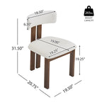 Astura Upholstered Dining Chairs, Iron Frame, Set of 2 by Christopher Knight Home