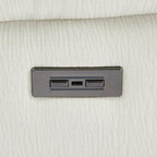 Poltrona reclinabile elettrica imbottita per soggiorno e camera da letto