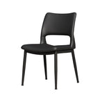 Set di 2 sedie da pranzo moderne e minimaliste in pelle PU