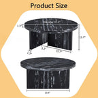 Versatile MDF Round Coffee Table