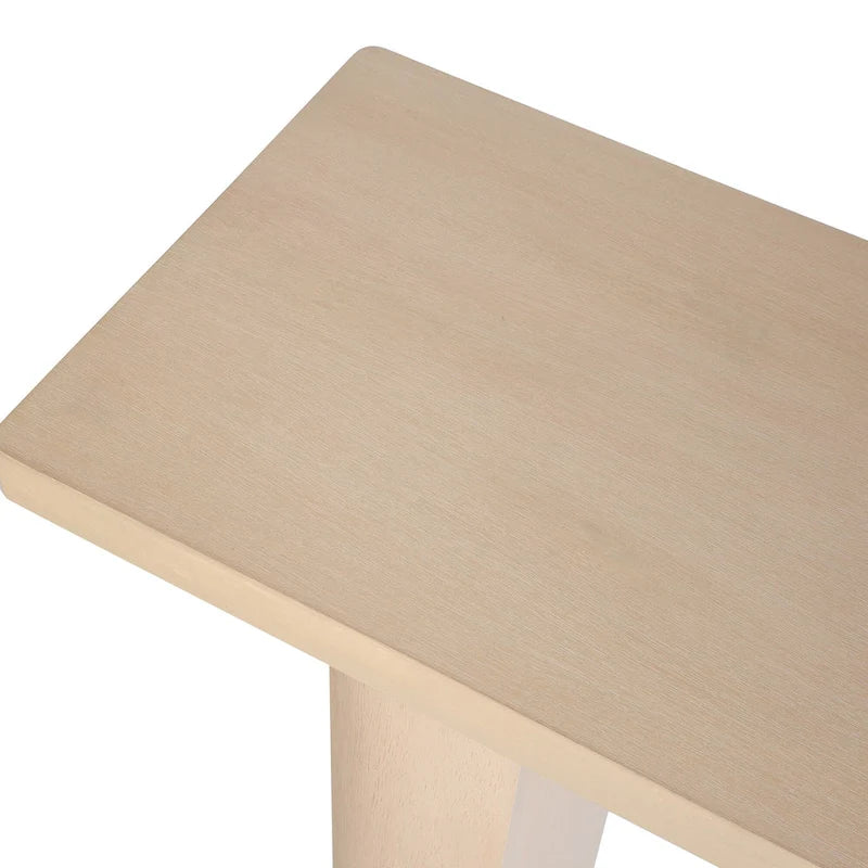 Half Moon Mango Wood Console Table by East at Main