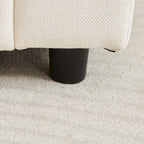 99.2  Chenille Comfort Deep Seat Sofa, Upholstered Fluffy Cloud Sofa