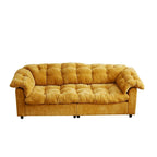 99.2  Chenille Comfort Deep Seat Sofa, Upholstered Fluffy Cloud Sofa