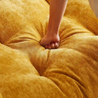 99.2  Chenille Comfort Deep Seat Sofa, Upholstered Fluffy Cloud Sofa