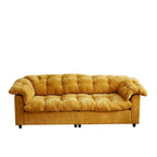 99.2  Chenille Comfort Deep Seat Sofa, Upholstered Fluffy Cloud Sofa