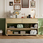 Console da ingresso con cassetti e ripiani