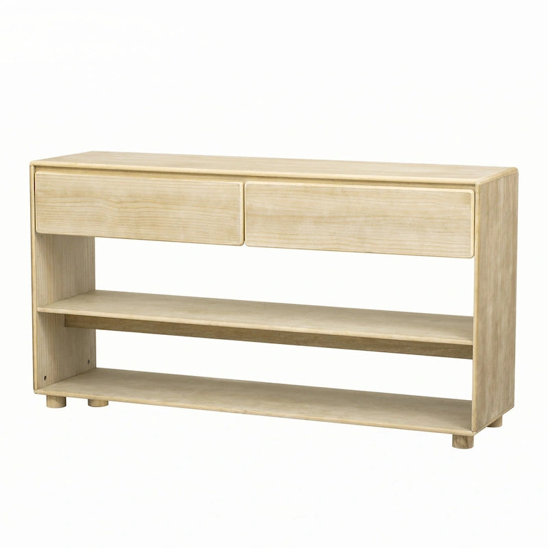 Console da ingresso con cassetti e ripiani