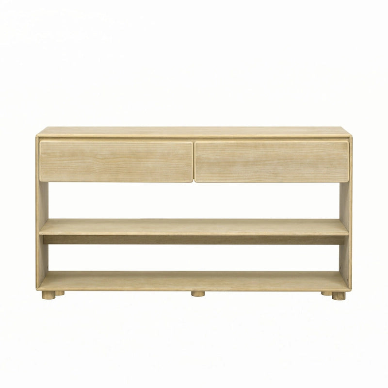 Console da ingresso con cassetti e ripiani