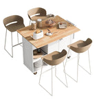 Isola da cucina con piano pieghevole (sgabello non incluso)