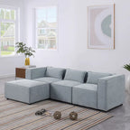 Free Combination Chenille Upholstered Modular Sectional Sofa