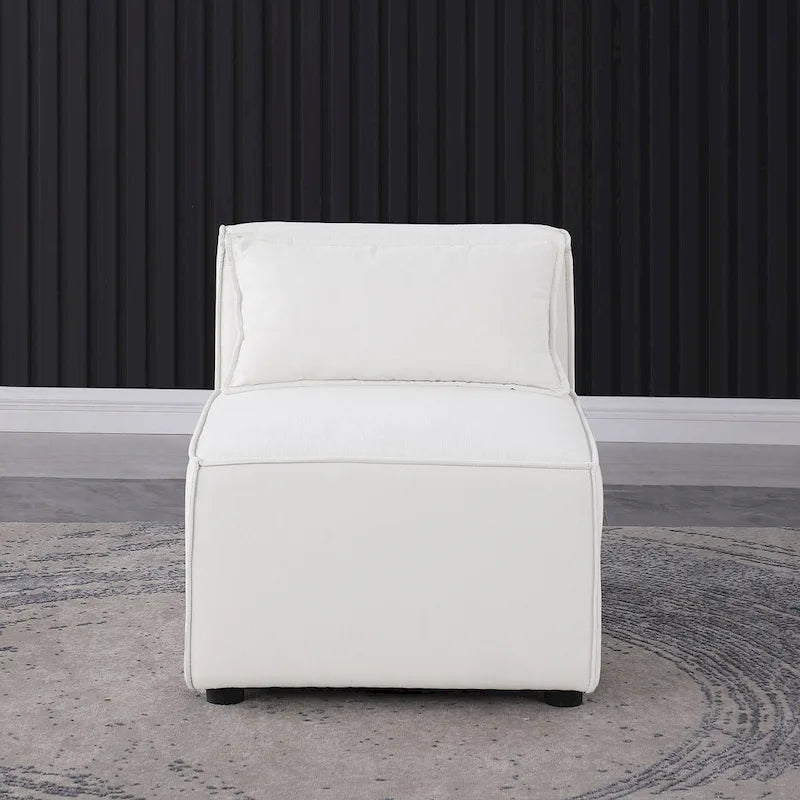 Free Combination Chenille Upholstered Modular Sectional Sofa