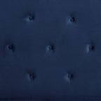 Upholstered Polyester Platform Bed with Button Tufted Wingback