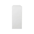 Modern Storage Cabinet with LED Light, Shelves and 3 Doors for Hallway, Dining Room
