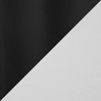 LumiSource Set di 3 Sgabelli da Bar Fuji con Schienale Alto Altezza Bancone Acciaio Nero/PU Bianco