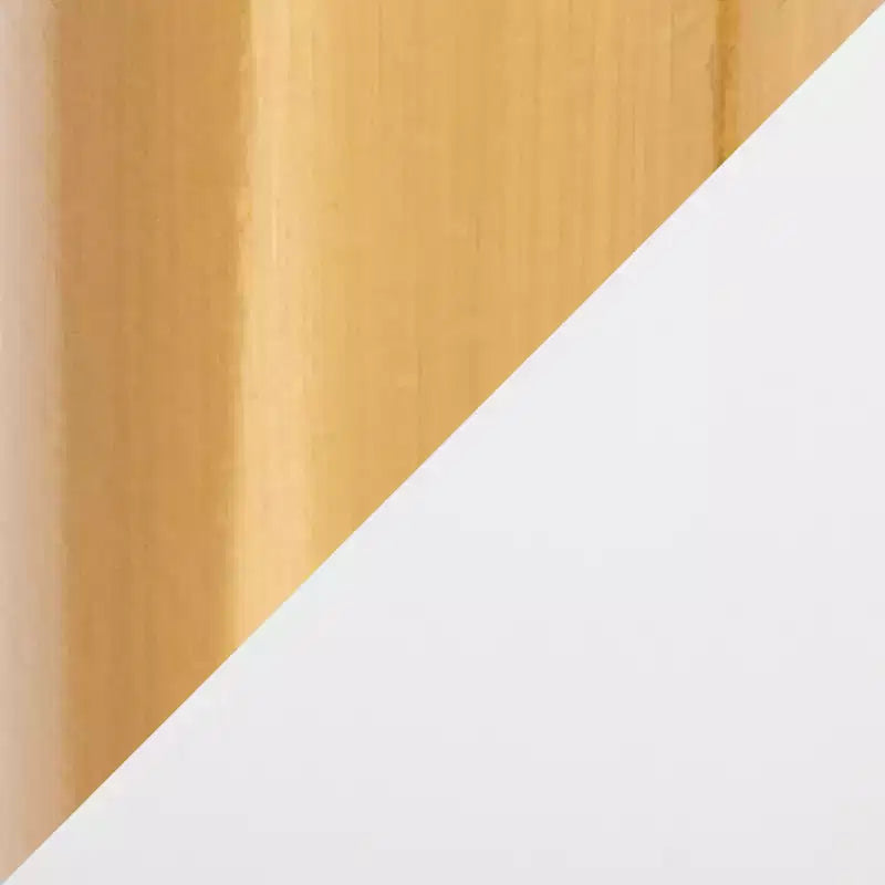 LumiSource Set di 2 sgabelli da bar regolabili Cinch Oro/PU bianco