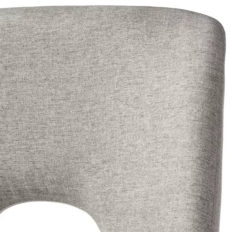 Lifestorey, set di 2 sedie da pranzo moderne di metà secolo Clover, grigio/noce