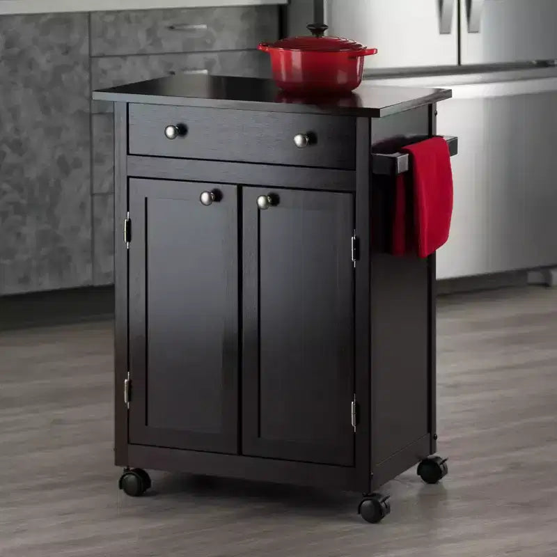 Carrello da cucina Savannah legno/caffè - Winsome