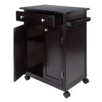 Carrello da cucina Savannah legno/caffè - Winsome