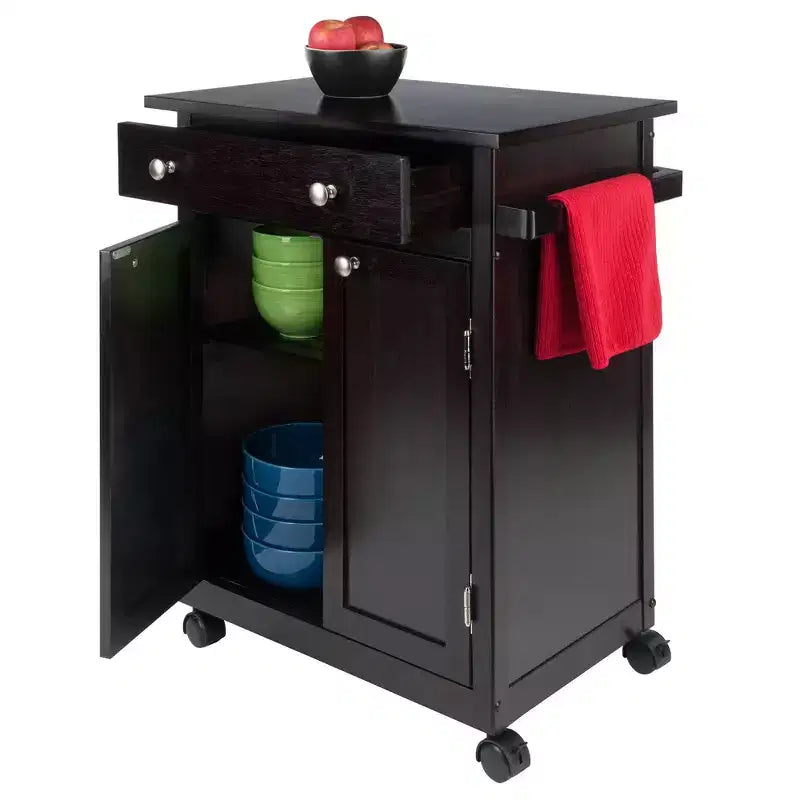 Carrello da cucina Savannah legno/caffè - Winsome