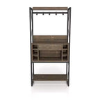 Scaffale da Panettiere Orella Rustic in Rovere Rigenerato - miBasics: Stile Industriale, 3 Ripiani Fissi, Struttura in Metallo, 170 cm H