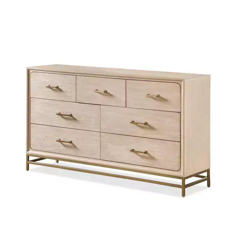 HOMES: Inside + Out Cassettiera Neovesi Boho a 7 cassetti, rovere