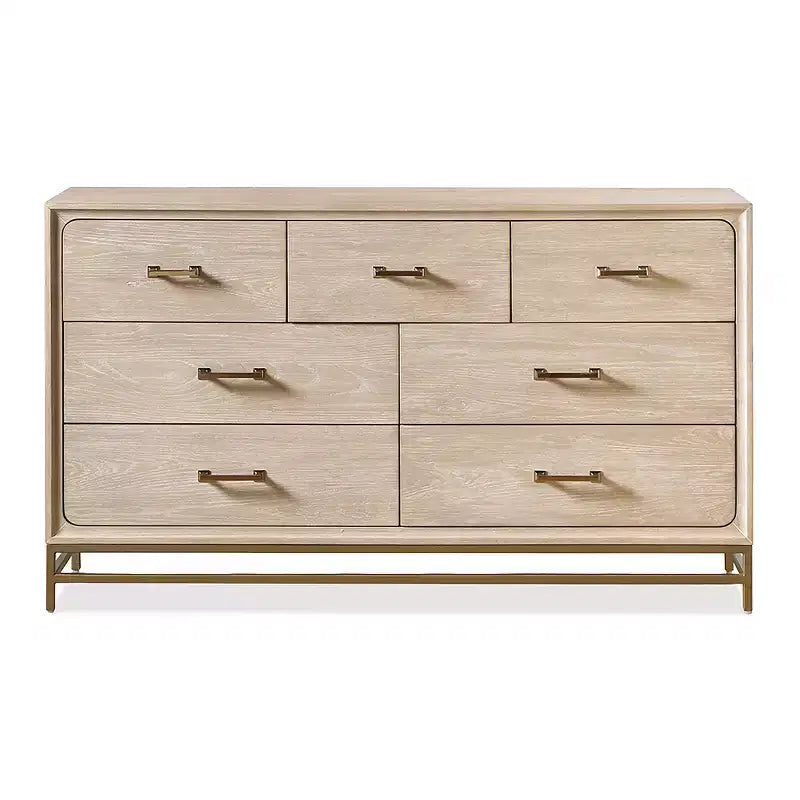 HOMES: Inside + Out Cassettiera Neovesi Boho a 7 cassetti, rovere