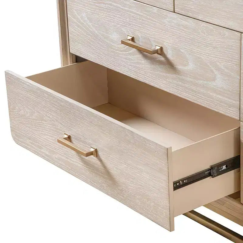HOMES: Inside + Out Cassettiera Neovesi Boho a 7 cassetti, rovere