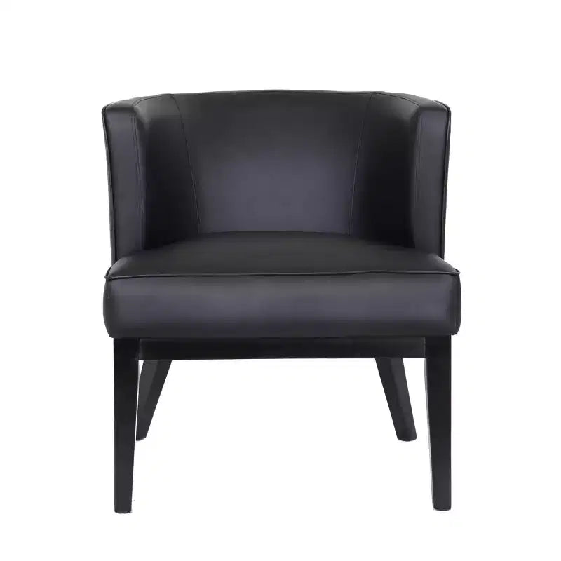 Poltroncina accentuata Ava nera - Prodotti per ufficio Boss