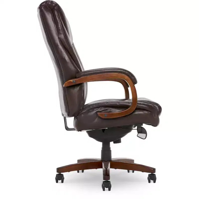Sedia direzionale Big & Tall Coffee - La-Z-Boy: ComfortCore Plus, memory foam, ergonomica, portata 158 kg