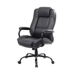 Sedia Direzionale Robusta Nera - Boss Office Products: Girevole, Telaio in Metallo, Capacità 180 kg