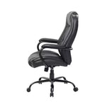 Sedia Direzionale Robusta Nera - Boss Office Products: Girevole, Telaio in Metallo, Capacità 180 kg