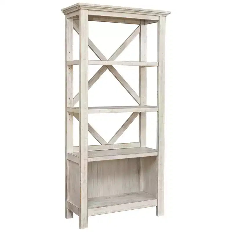 75" Carynhurst Bookcase Beige - Signature Design by Ashley