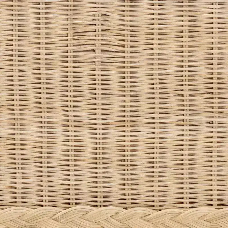 letto Queen Size Lanica bali & pari in rattan sbiancato