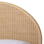 letto Queen Size Lanica bali & pari in rattan sbiancato