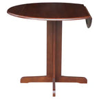Oval 36 Dual Drop Leaf Table - International Concepts
