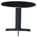 Oval 36 Dual Drop Leaf Table - International Concepts