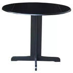 Oval 36 Dual Drop Leaf Table - International Concepts