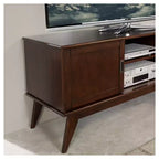 Mobile TV Tierney in legno massello stile Mid-Century per televisori fino a 66 pollici - WyndenHall