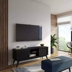 Mobile TV Tierney in legno massello stile Mid-Century per televisori fino a 66 pollici - WyndenHall