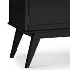 Mobile TV Tierney in legno massello stile Mid-Century per televisori fino a 66 pollici - WyndenHall