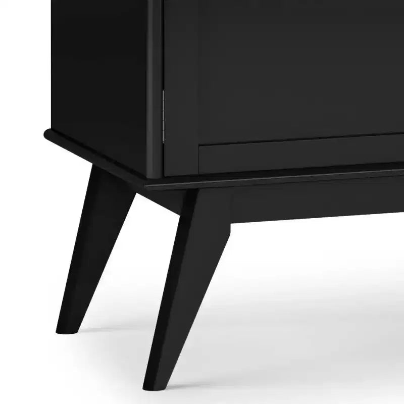Mobile TV Tierney in legno massello stile Mid-Century per televisori fino a 66 pollici - WyndenHall