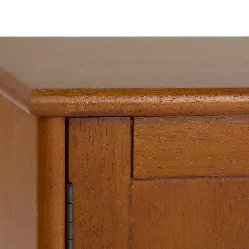 Mobile TV Tierney in legno massello stile Mid-Century per televisori fino a 66 pollici - WyndenHall