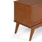 Mobile TV Tierney in legno massello stile Mid-Century per televisori fino a 66 pollici - WyndenHall