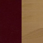 Flash Furniture Sedia da Ristorante in Legno con Schienale a Doghe Verticali